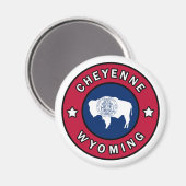 Cheyenne Wyoming Magneet (Voorkant / Achterkant)