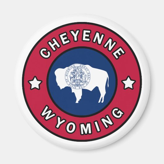 Cheyenne Wyoming Magneet (Voorkant)