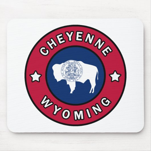 Cheyenne Wyoming Muismat (Voorkant)