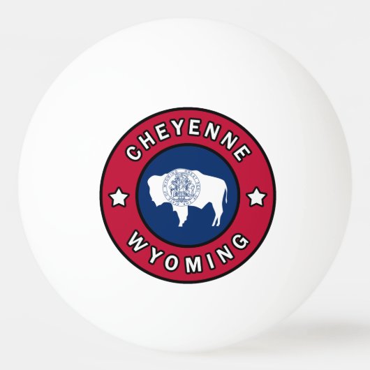 Cheyenne Wyoming Pingpongballen (Voorkant)