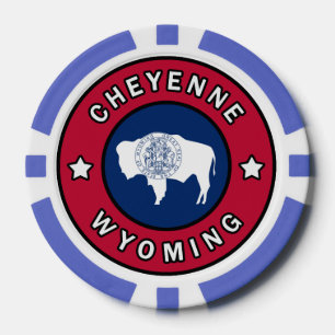 Cheyenne Wyoming Poker Chips
