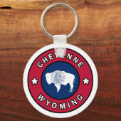 Cheyenne Wyoming Sleutelhanger (Voorkant)