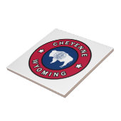 Cheyenne Wyoming Tegeltje (Zijkant)