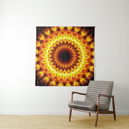 Chi Mandala Wandkleed (In situ)