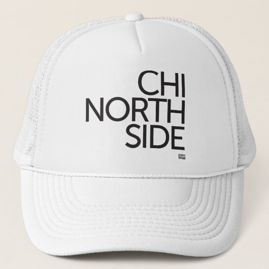 CHI NORTH SIDE Bold Star Trucker Hat Trucker Pet (Voorkant)