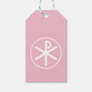 Chi-rho Baptism Cadeaulabel