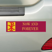 CHI-RHO BUMPERSTICKER (Op auto)
