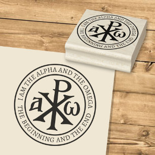 Chi Rho Christogram Rubberstempel