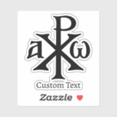 Chi Rho Christogram Sticker (Vel)