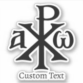 Chi Rho Christogram Sticker (Voorkant)
