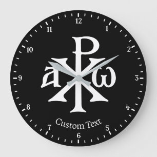 Chi Rho Christogram wandklok Grote Klok