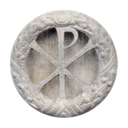 Chi Rho - De Christogram Snijplank (Voorkant)