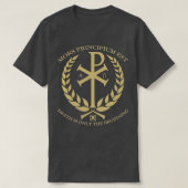 Chi Rho Dood is slechts het begin T-shirt (Design voorkant)