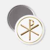 Chi-Rho-gloed Magneet (Voorkant / Achterkant)
