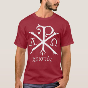 Chi Rho Jesus Jezus Christus Christelijk Ancient M T-shirt