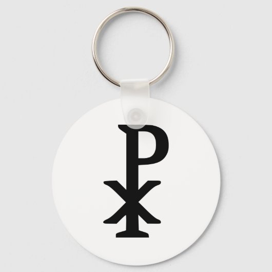 Chi rho - Jesus Sleutelhanger (Voorkant)