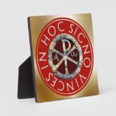 Chi-Rho Sign Fotoplaat (Voorkant)
