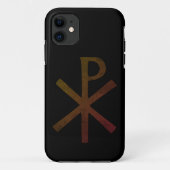 Chi Rho symbool Hoesje-Mate iPhone Case (Achterkant)
