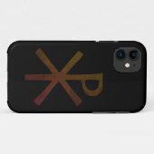 Chi Rho symbool Hoesje-Mate iPhone Case (Achterkant (horizontaal))