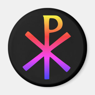 Chi Rho-symbool Magnet Magneet
