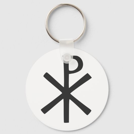 Chi Rho-symbool Sleutelhanger (Voorkant)