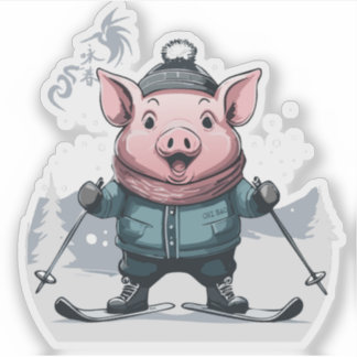 Chi Sao Ski Sau Sticker