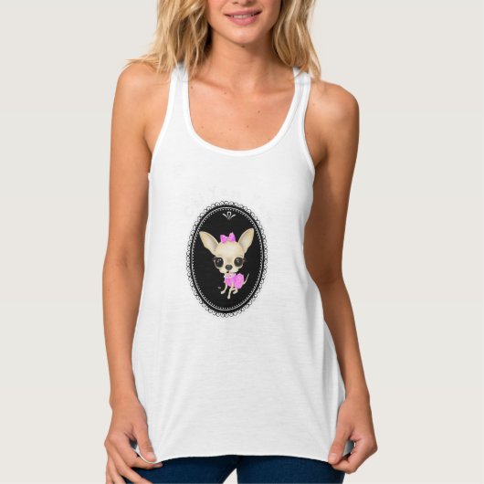 Chi Yum Slim Tanktop - zwart (Voorkant)