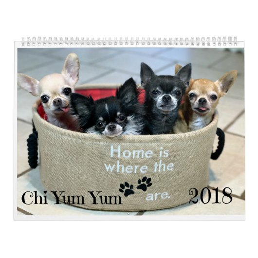 Chi Yum Yum 2018 Agenda Kalender (Hoes)