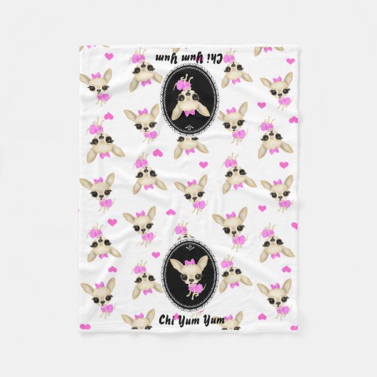 Chi Yum Yum Fleece Blanket Deken (Voorkant)