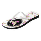 Chi Yum Yum grote logo teenslippers (Schuin)