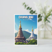 Chiang Mai Doi Inthanon Thailand Briefkaart (Staand voorkant)
