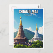 Chiang Mai Doi Inthanon Thailand Briefkaart (Voorkant / Achterkant)