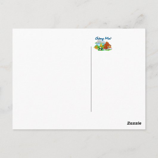 Chiang Mai - Thailand.png Briefkaart (Achterkant)