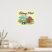 Chiang Mai, Thailand Poster (Keuken)