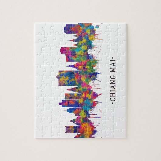 Chiang Mai Thailand Skyline Legpuzzel (Verticaal)