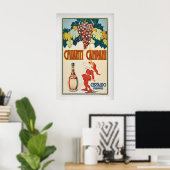 Chianti Campani Vintage Wine Advertising Poster 1 (Bureau à domicile)