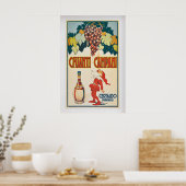Chianti Campani Vintage Wine Advertising Poster 1 (Cuisine)