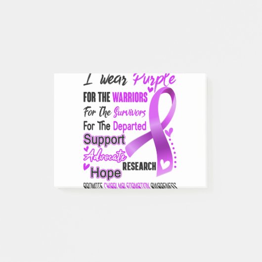 Chiari Malformation Awareness Month Ribbon Gifts Post-it® Notes (Voorkant)
