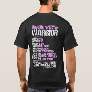 Chiari Malformation Awareness Pain Survivor Paars T-shirt
