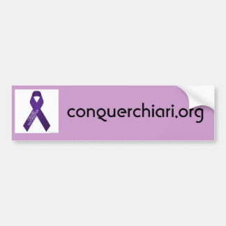 Chiari Malformation, conquerchiari.org Bumpersticker