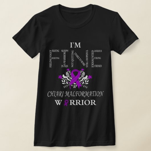 CHIARI MALFORMATION T-SHIRT WARRIOR (Poser)
