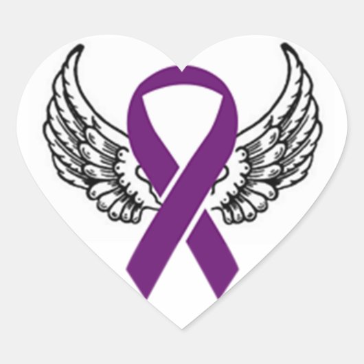 Chiari Wings Hart Sticker (Voorkant)