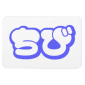 Chibi ち び Japans nihongo Hiragana script Magneet (Horizontaal)