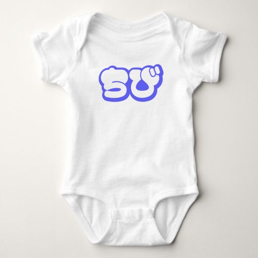 Chibi ち び Japans nihongo Hiragana script Romper (Voorkant)