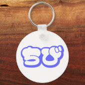 Chibi ち び Japans nihongo Hiragana script Sleutelhanger (Voorkant)