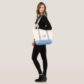 Chibi ち び Japans nihongo Hiragana script Tote Bag (Voorkant (model))