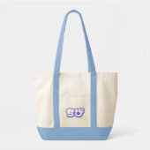 Chibi ち び Japans nihongo Hiragana script Tote Bag (Voorkant)