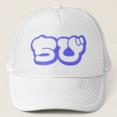 Chibi ち び Japans nihongo Hiragana script Trucker Pet (Voorkant)