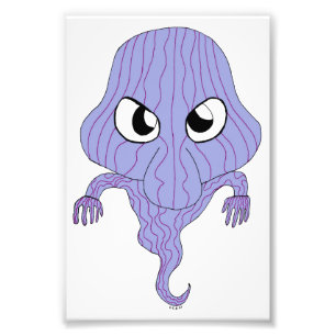 Chibi-achtige geest foto afdruk