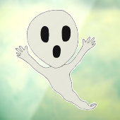 Chibi-achtige geest raamsticker (Vel 3)